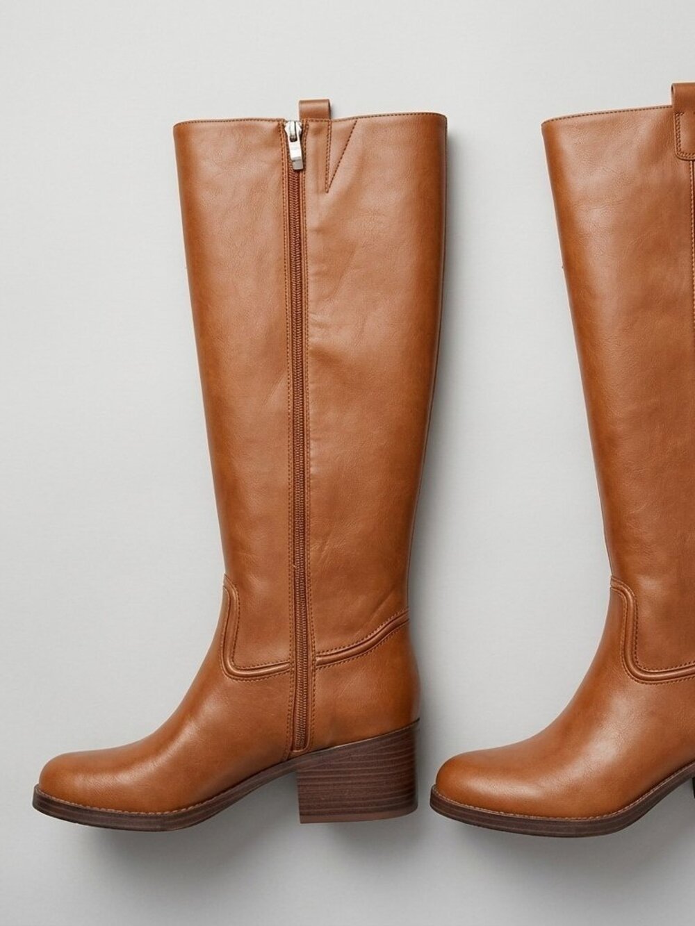 Marc Fisher Women's Kizzia Block Heel Dress Riding Boots Medium Brown NWT Sz 10 - Picture 7 of 8